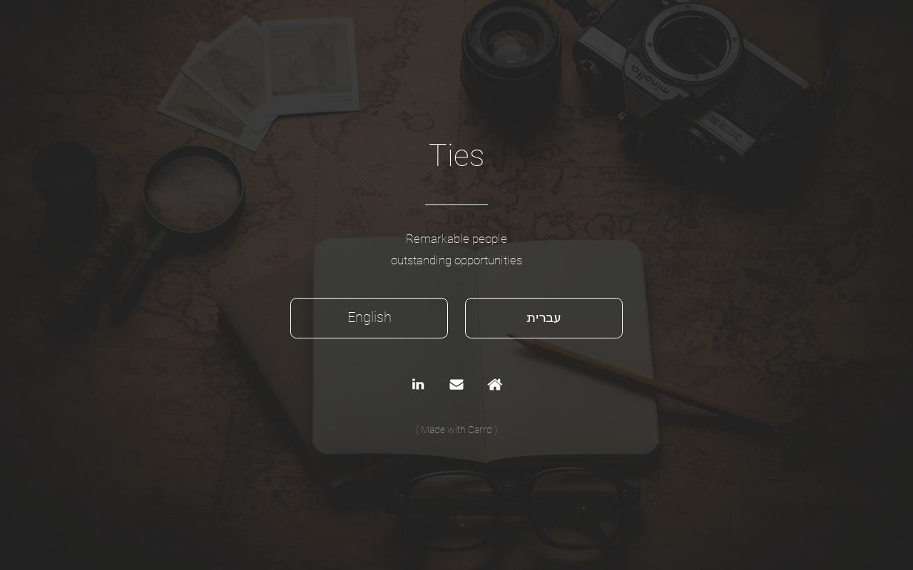 Carrd profile picture for @ties